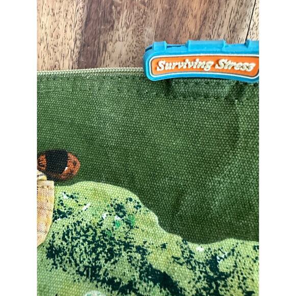 Anne Ormsby Sun Sand Golf Holiday Canvas Swimming Beach Tote Bag - Picture 5 of 14